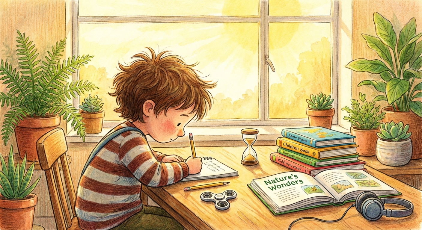 Natural Ways to Help Kids Concentrate on Homework (Without the Battles)